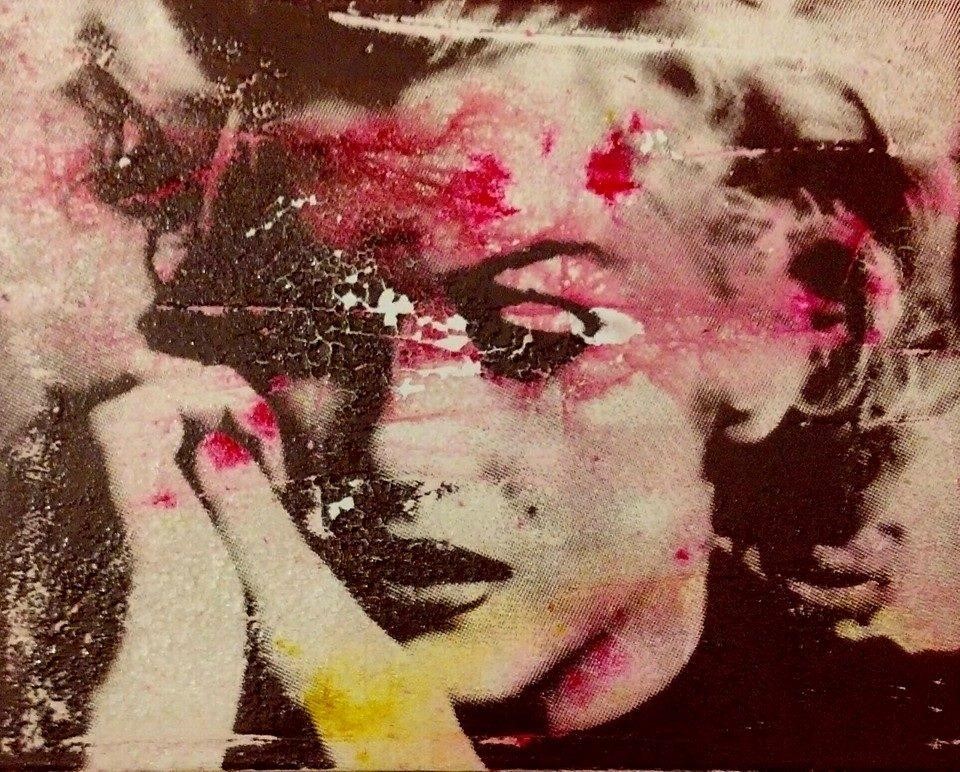 Marilyn Screen Print on Canvas